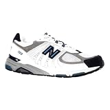 New Balance Men's MR1123 Running Shoe,White/Navy,10.5 D