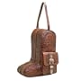 American West Retro Romance Zip-Around Boot Bag-As Shown