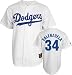 Fernando Valenzuela White Majestic Cooperstown Throwback Los Angeles Dodgers Jersey - Medium