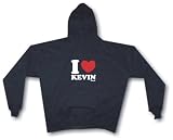 I HEART Love Kevin Men's Hoodie Sweat Shirt Small thru 4XL