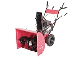 Power Smart 7651 24-Inch 208CC Gas Powered Two Stage Snow Thrower With Electric Start