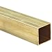 Brass C260 Square Tubing