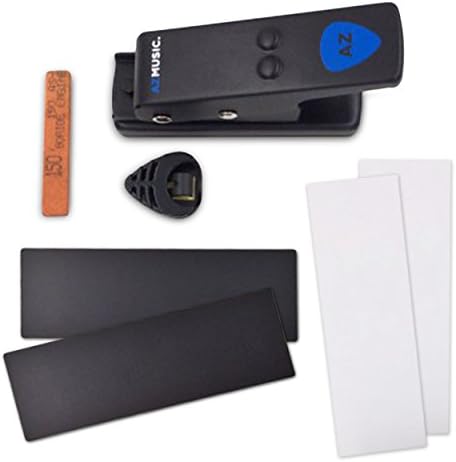 AZMUSIC Guitar Pick Punch Kit, Premium DIY Plectrum Maker, Black