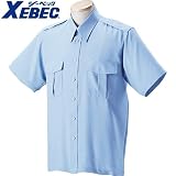 ジーベック XEBEC/警備服 半袖シャツ/警備服 無地半袖シャツ カラー：42_サックス サイズ：3L 品番：18303