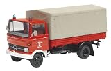 Schuco 450352700 - Mercedes-Benz LP 608, Feuerwehr Oberhausen, Limited Edition 1000,  Sammlermodell, 1:43