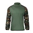 Military Combat Shirt in Solid and Camouflage Colors
