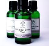 Nosh Detox - Colloidal Silver 30ml Natural Antibiotic & Anti-Viral to Prevent Infections & Shorten Symptoms