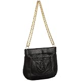 Lauren Merkin Tess Snake-Embossed Evening Bag