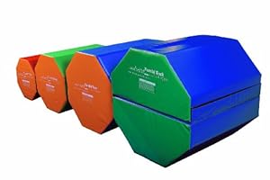 Tumbl Trak Octagon Tumbler Random Colors Vinyl Covered Octagonal Shaped Foam, 24-Inch Width x 24-Inch Length x 30-Inch Height