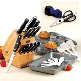 25pc. Chicago Cutlery&reg Knife Set with Baker's Secret&reg Bonus (25CC-CSB) Category:... by Chicago Cutlery