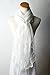 corciova White Chiffon Extra Long Sheer Head Silk Scarf Lightweight Evening Pashmina Shawl and Wrap for Women