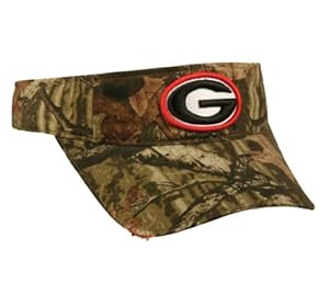 Mossy Oak Break Up Infinity Camo Collegiate Visor (Georgia Bulldogs)