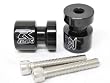 SUZUKI GSXR SWINGARM SPOOL SLIDERS ENGRAVED FRAME SLIDERS