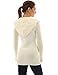 PattyBoutik Women's Hoodie Double Breasted Knit Sweater Coat