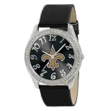 Game Time Women's NFL-GLI-NO Glitz Classic Analog New Orleans Saints Watch