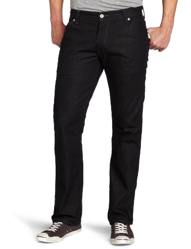 Levi's Men's 514 Builder Carpenter Jeans, Black Rigid, 33x34