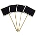 Homeford FMC000CD959A Mini Chalkboard Rectangle Wood Stakes (4 Piece), 6