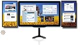 PC Illuminate 32-2x21 6.2 Million Pixel Super HD Triple Multi-Monitor LCD D ....