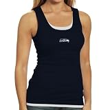 NCAA Seattle Seahawks Ladies Navy Blue Harmony Layered Tank Top (Small)