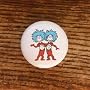 DR SEUSS CAT IN THE HAT THING ONE & THING TWO DRAWER PULLS KNOBS