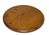 18" Dark Oak Lazy Susan