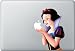 MacBook SnowWhite Decal Skin, Sticker 12.00 SHIPS FAST