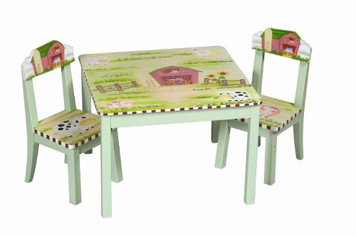 GUIDECRAFT Little Farm House Table & Chair Set