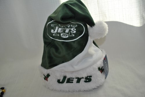 New York Jets NFL SWOOP COLORBLOCK SANTA hat