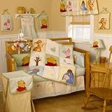 Pooh's Portraits 4-Piece Baby Crib Bedding Set
