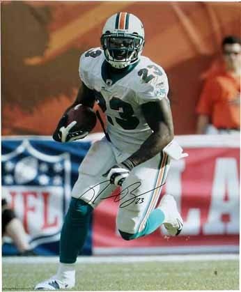 Ronnie Brown Autographed/Hand Signed 16x20 Photo- Miami Dolphins