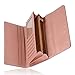 Leiwo Women's Long Crown Clutch Leather Card Holder Purse Wallet