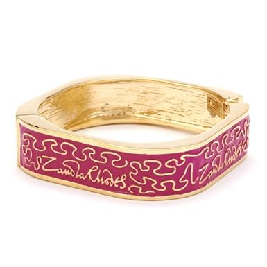 Pink Squiggle Bracelet by Zandra Rhodes||RF10F