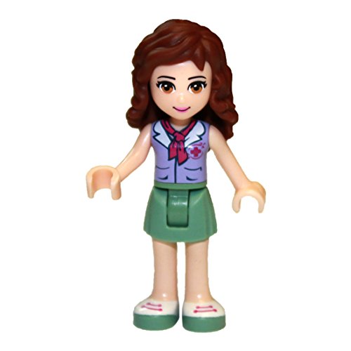 LEGO Friends Olivia with Purple Top, Green Skirt Minifigure
