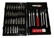 DELUXE CUTTING KNIFE SET WITH CASE SIMILAR TO EXACTO - 48 Piece Precision Hobby Knife Set