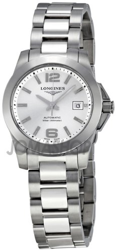 Longines Conquest Silver Dial Automatic Ladies Watch L3.276.4.76.6