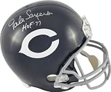 Gale Sayers Chicago Bears Autographed Riddell Deluxe Full-Size Replica Throwback Helmet with HOF77