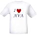 I LOVE AVA - Name-series - White T-shirt