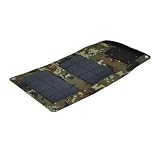 Instapark® Mercury 4S Ultra-slim Portable Solar USB Cell Phone Charger with Built-in 2,000 mAh Rechargeable Battery Pack for Apple iPhone (all generations) & other smart phones, Camouflage