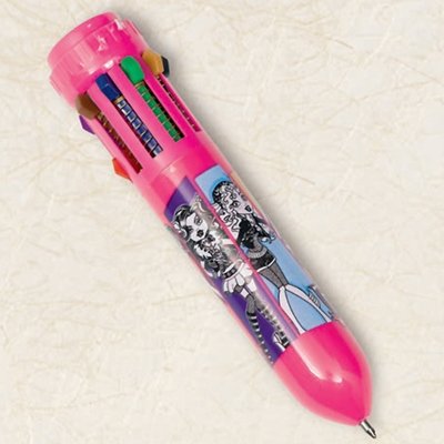 Monster High 10 Color Pen (1) Party Supplies