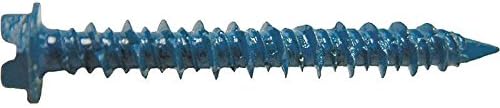 Western States 54099-1 Power Con Masonry Tapping Screw, 1/4" X 1-1/4"