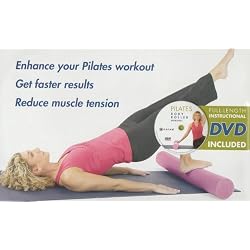 Gaiam Pilates Body Roller and Massage Tool with DVD and Posters