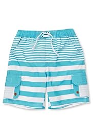 Striped Ripstop Swim Shorts