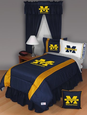 University of Michigan Wolverines Bedding Full Set