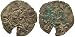 Crusaders, Frankish Greece, Principality of Achaea, Robert of Taranto, 1333 - 1364; Denier Tournois