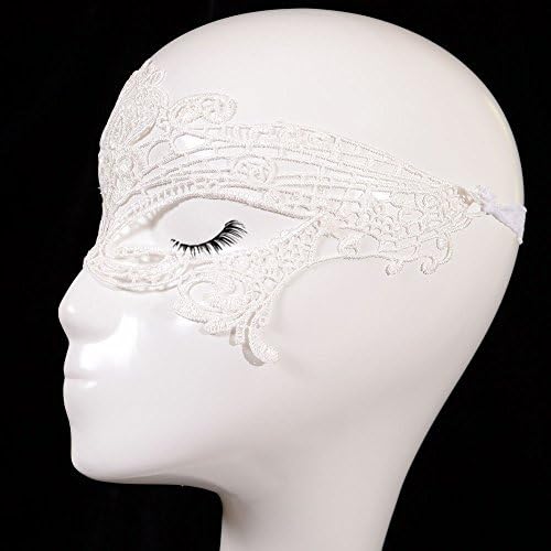 Sexy Lady Women Girl Veil Lace Eye Mask for Grand Halloween Cosplay Masquerade Party Fancy Dress Prom Retro Costume Balls