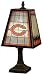Chicago Bears 14 Inch Art Glass Lamp