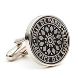 Paris Manhole Man Hole Cover Cufflinks Cuff Links