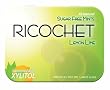 Emerald Forest Ricochet Mints with Xylitol, Lemon-Lime, 100-Count Tins (Pack of 6)
