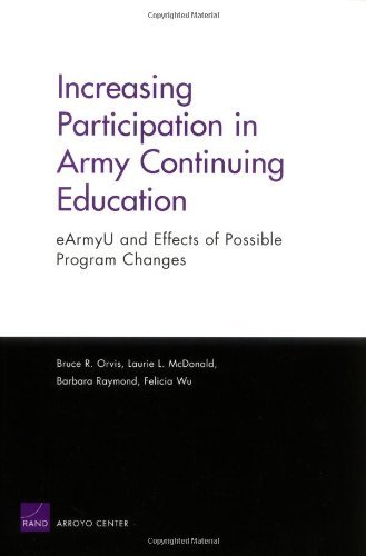 Increasing Participation in Army Continuning Education: eArmyU and Effects of Possible Program Changes