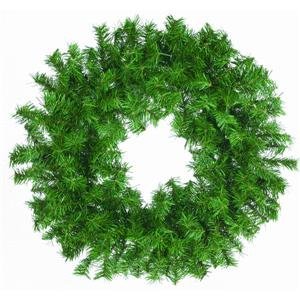 Artificial Pine Wreath, 24" CANADIAN PINE WREATH